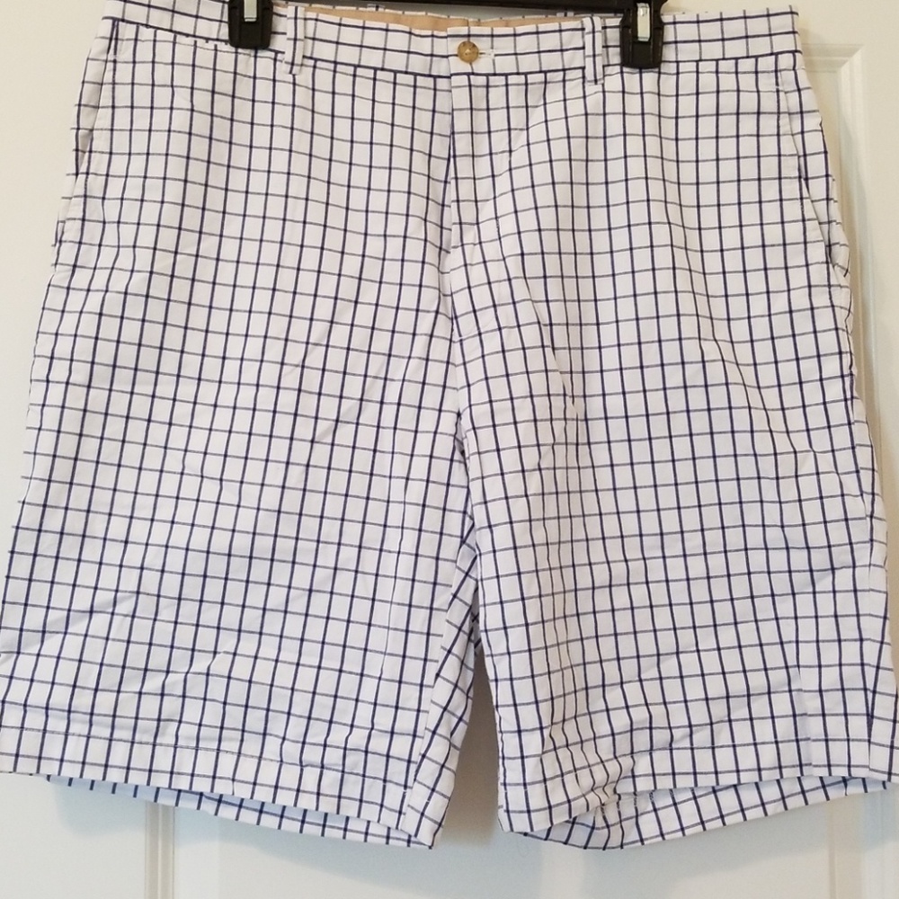 Flat front shorts
